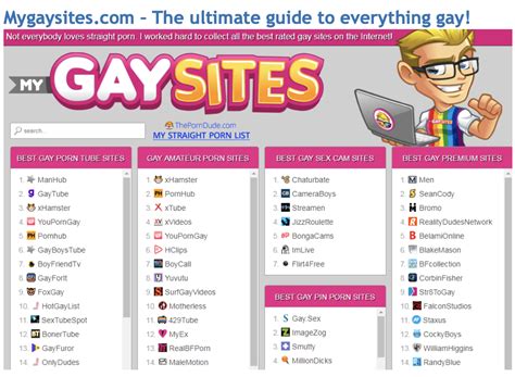 free gay porn sites list